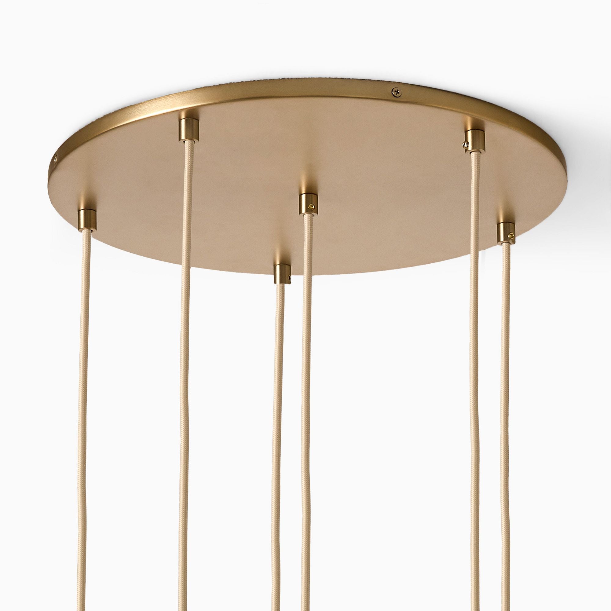 Slant Ceramic Multi-Light Pendant Light