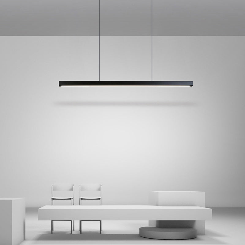 Orva Minimalist Classic Black & White Linear Pendant Light - Lamp Copper