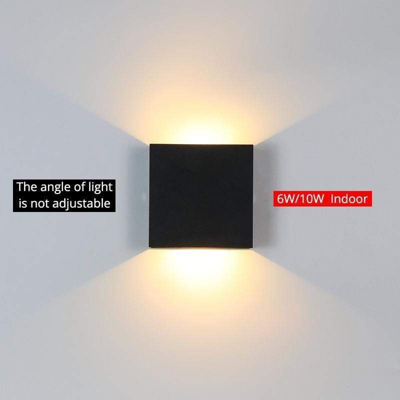 Nexu Modern Adjustable Square Outdoor Wall Lamp LED - Lamp Copper