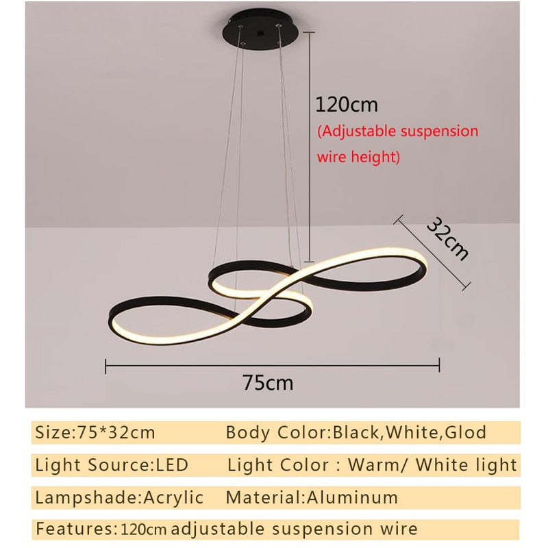 Durell Musical Note Pendant Light, Black & Gold - Lamp Copper