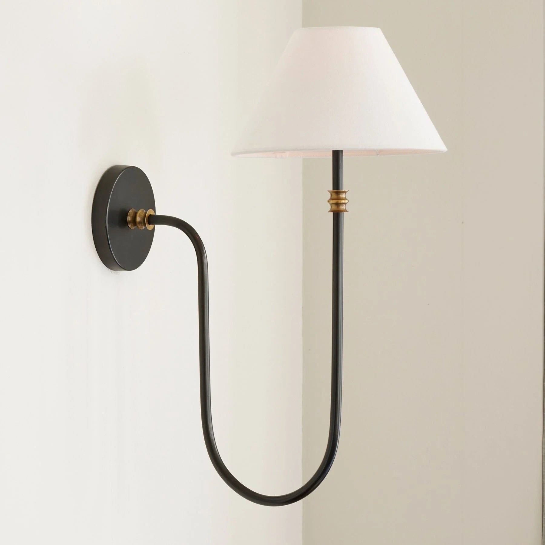 Verge Fabric 1 Head Wall Light