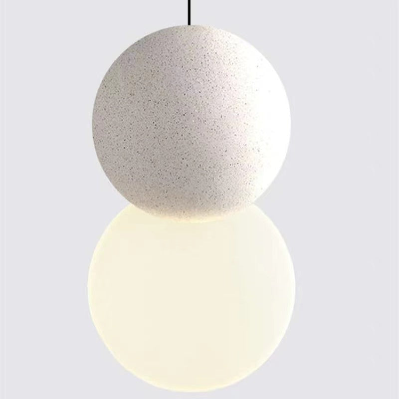 Avi Modern LED Pendant Light Black Metal Bedroom Living Room - Lamp Copper