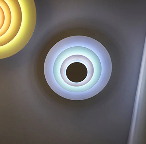 Aria Circular 3-in-1 Colorful LED Wall Lamp - Lamp Copper