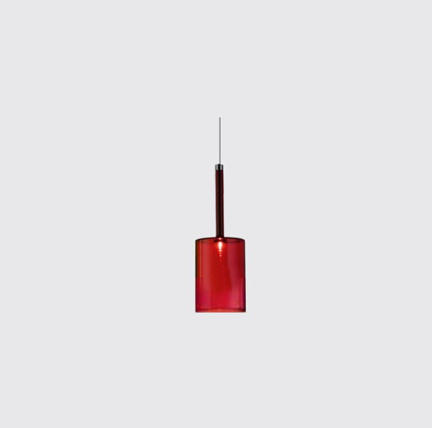 Valentina Minimalist Modern Glass LED Pendant Light, 3 Style - Lamp Copper