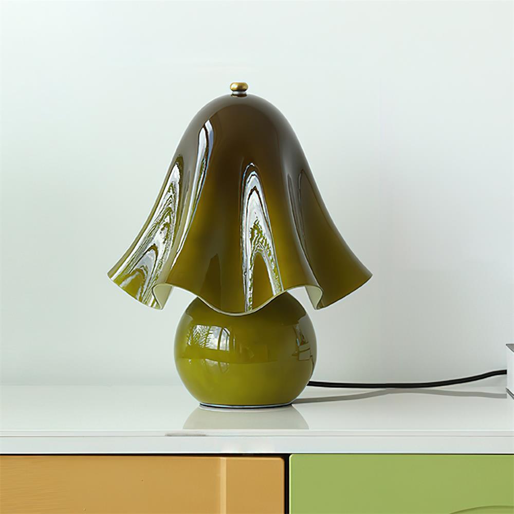 Musa Table Lamp Sculptural Bell Flower Bedroom