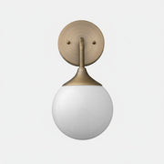 Pearl Glass Wall Sconce Contemporary Hallways