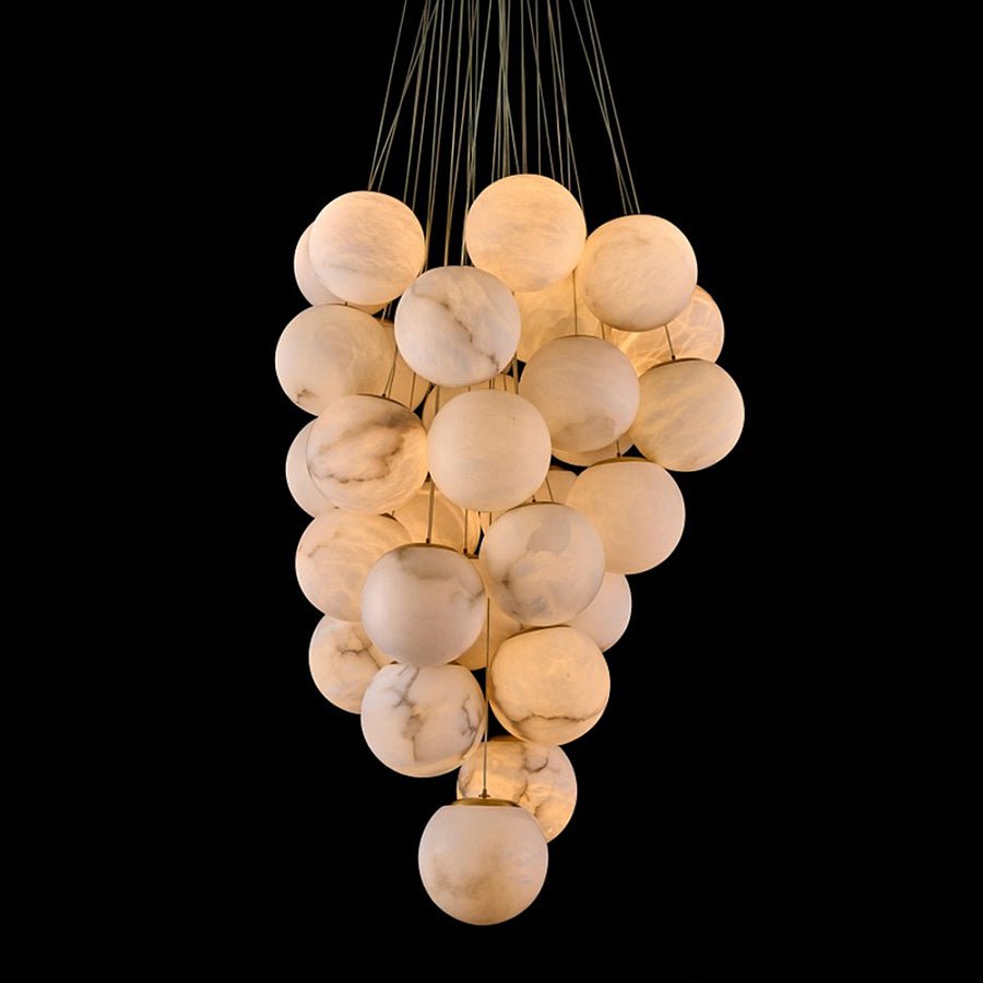 Grapha Alabaster Pendant Light Chandelier - Lamp Copper