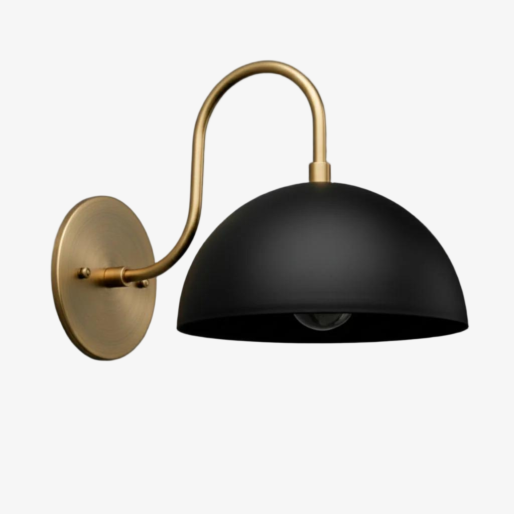 Disc Wall Sconce Metal Modern Vintage Hallway