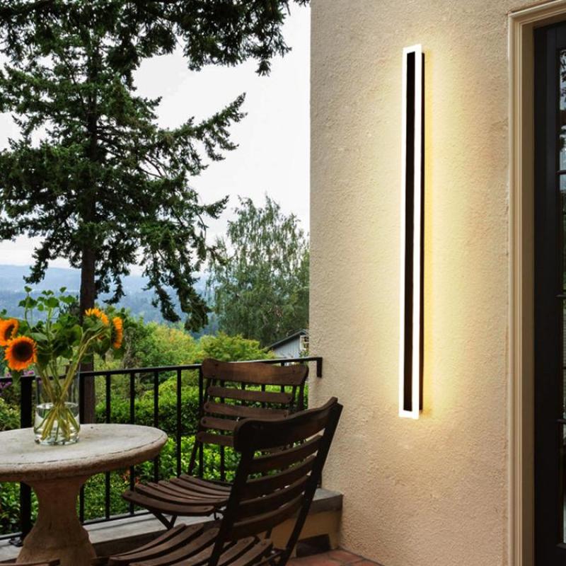 Vynn Linear Outdoor Wall Lamp - Lamp Copper