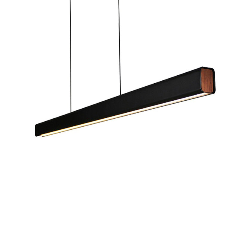 Orva Minimalist Classic Black & White Linear Pendant Light - Lamp Copper