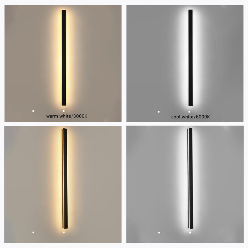 Silex Linear Outdoor Wall Lamp - Lamp Copper