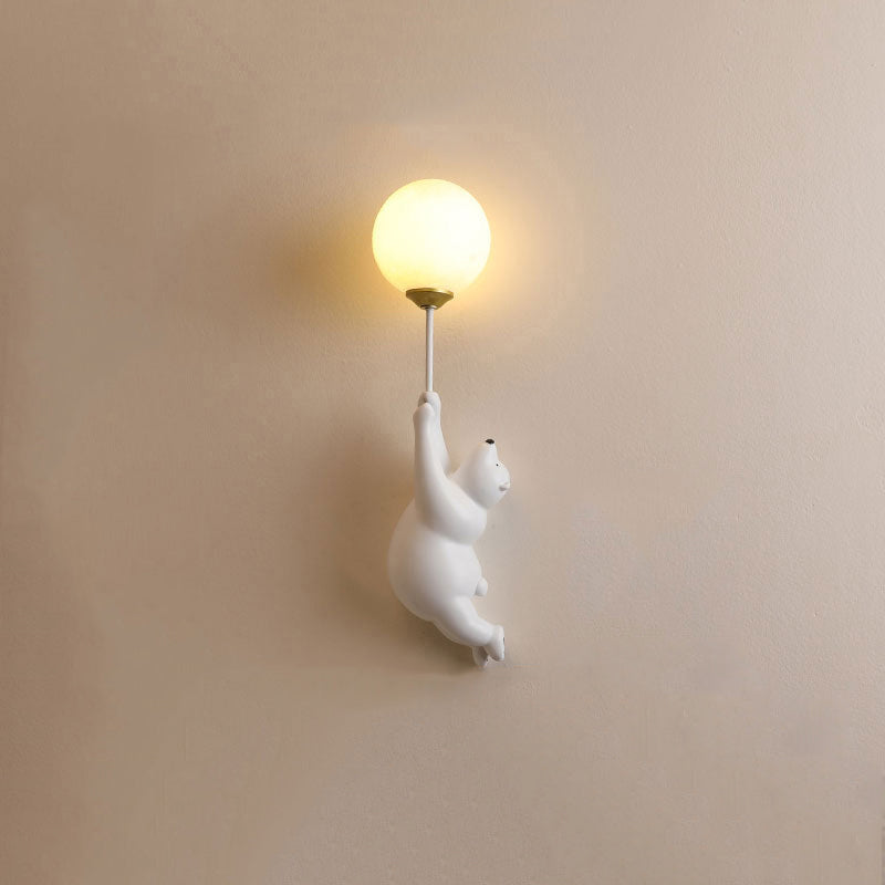 Bear Balloon Wall Reading Lamp - Lamp Copper