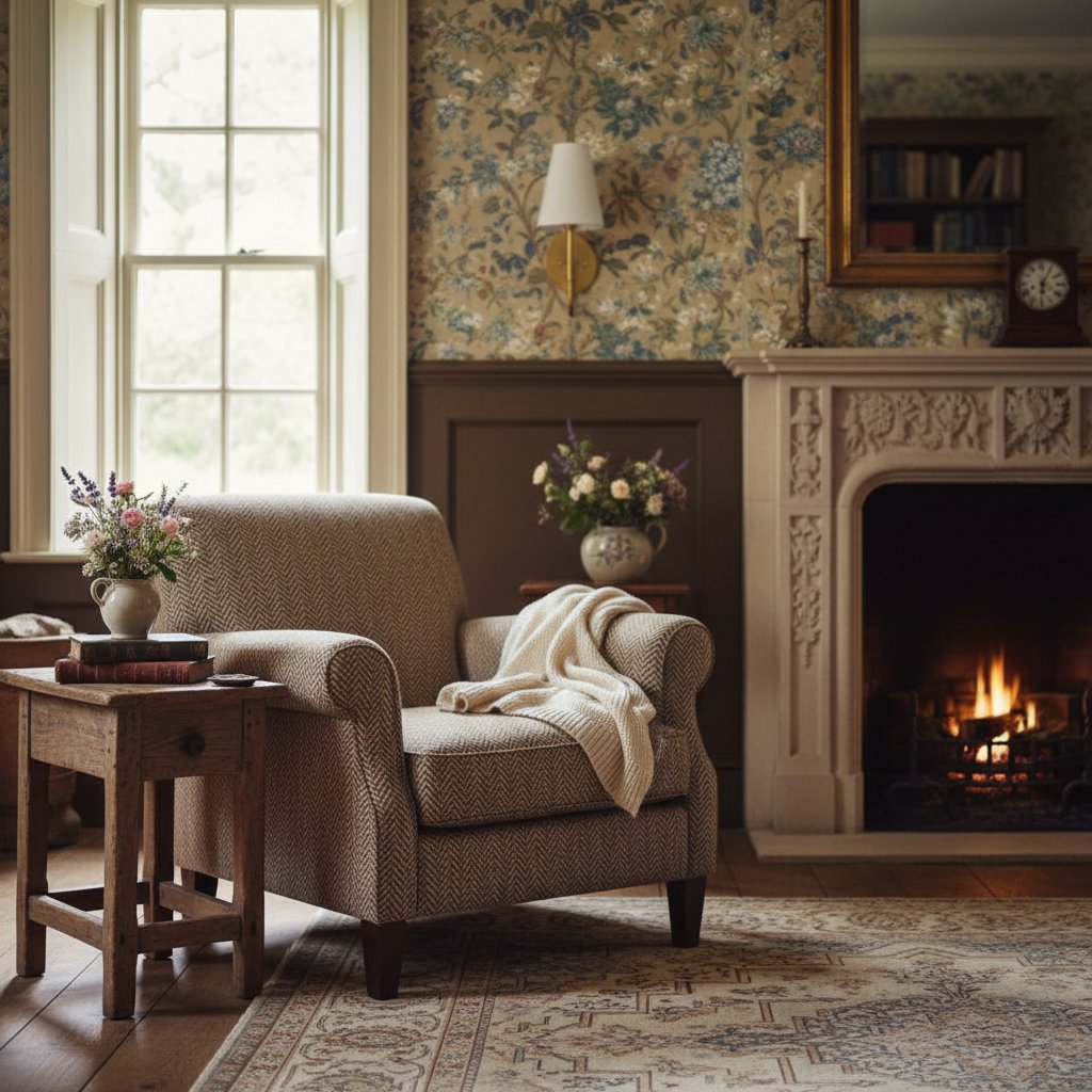 Disc Traditional Linen Wall Sconce Bedrooms