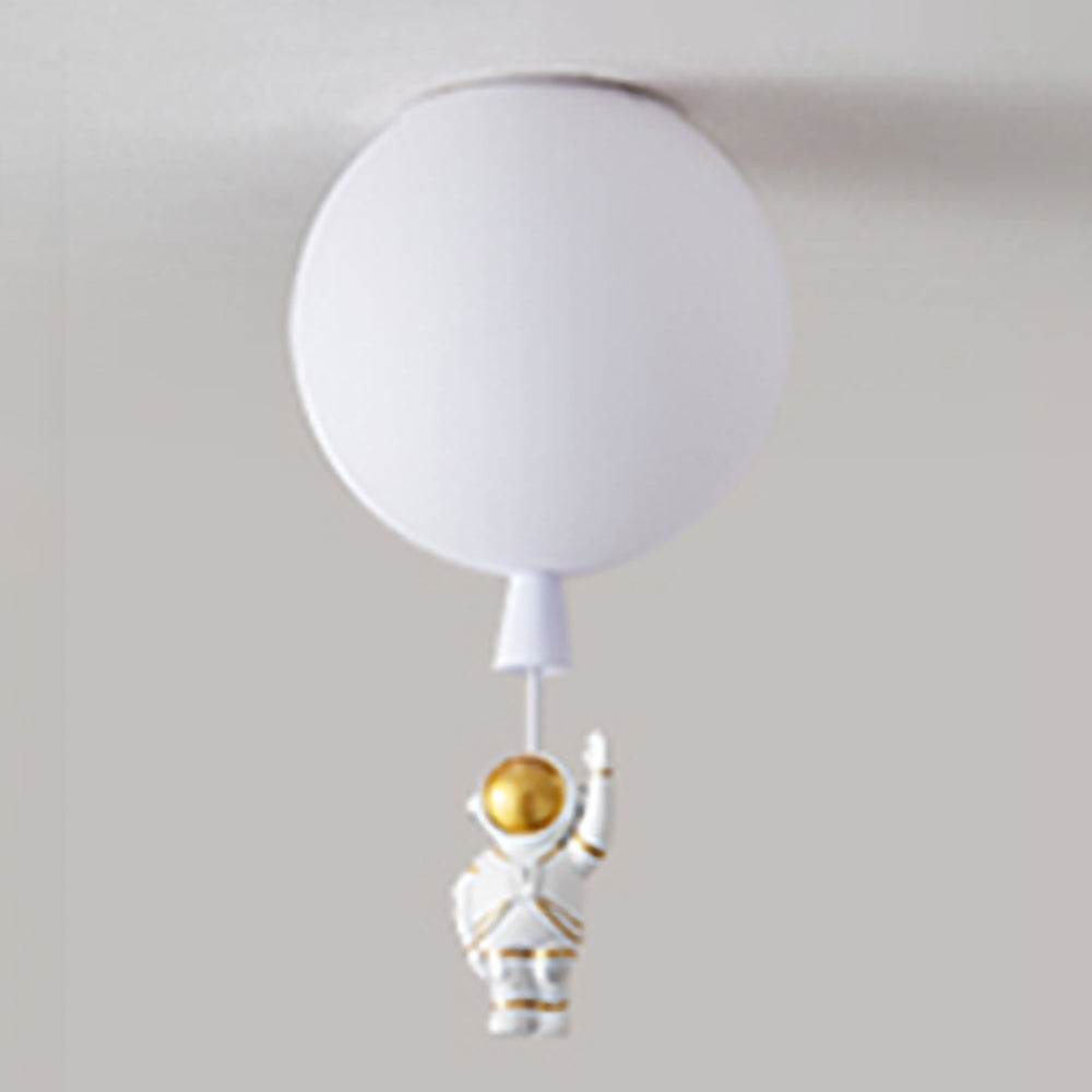 Aria Astronaut Balloon Flush Mount Ceiling Light, L 20/25/30/35cm - Lamp Copper