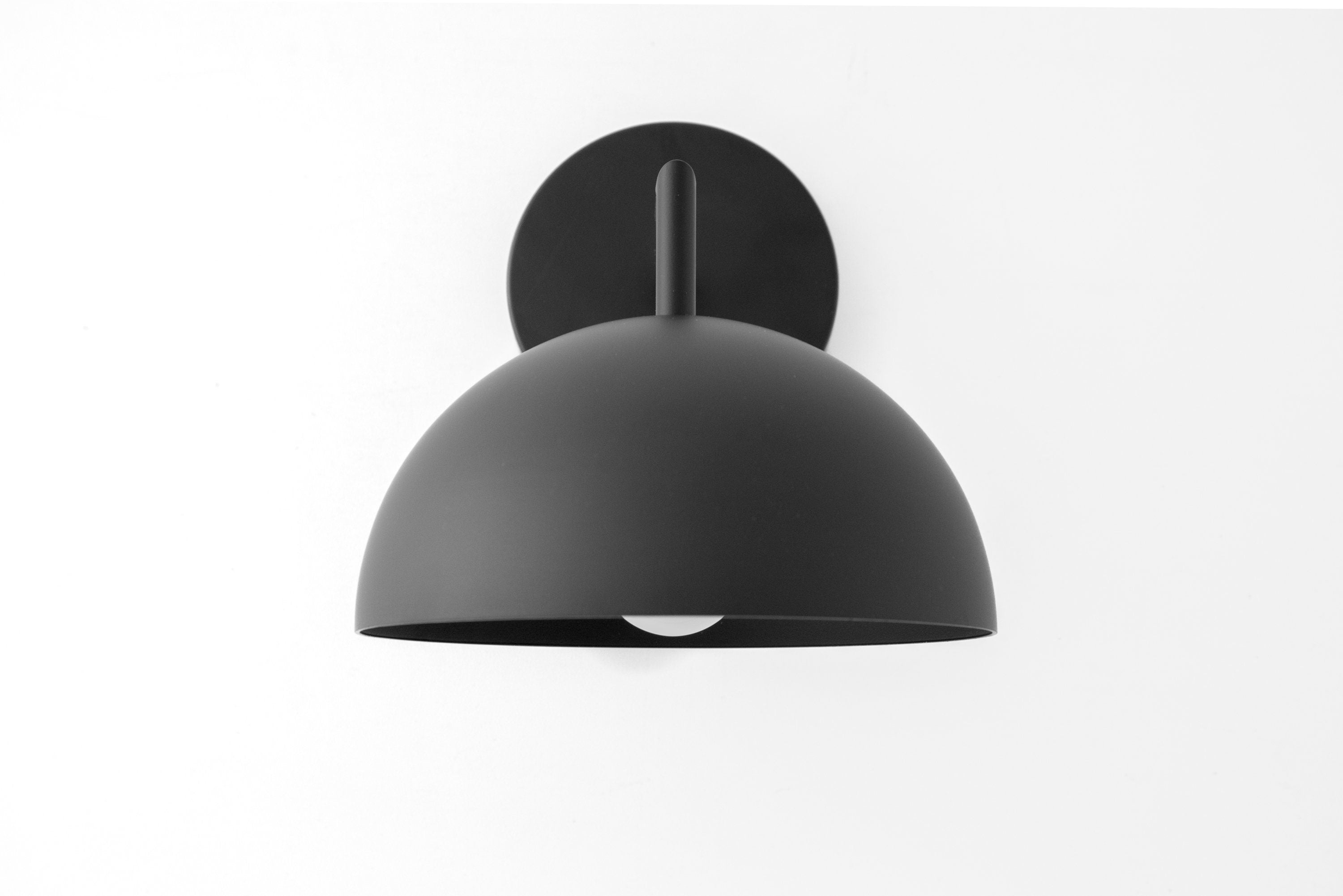 Chroma Minimalist Metal  Dome Sconce