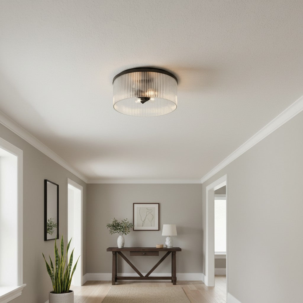 Haze Ceiling Light Glass&Metal
