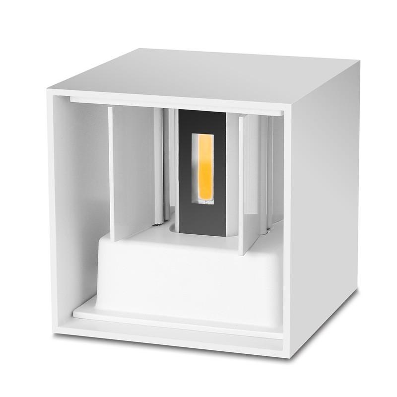 Nexu Modern Adjustable Square Outdoor Wall Lamp LED - Lamp Copper