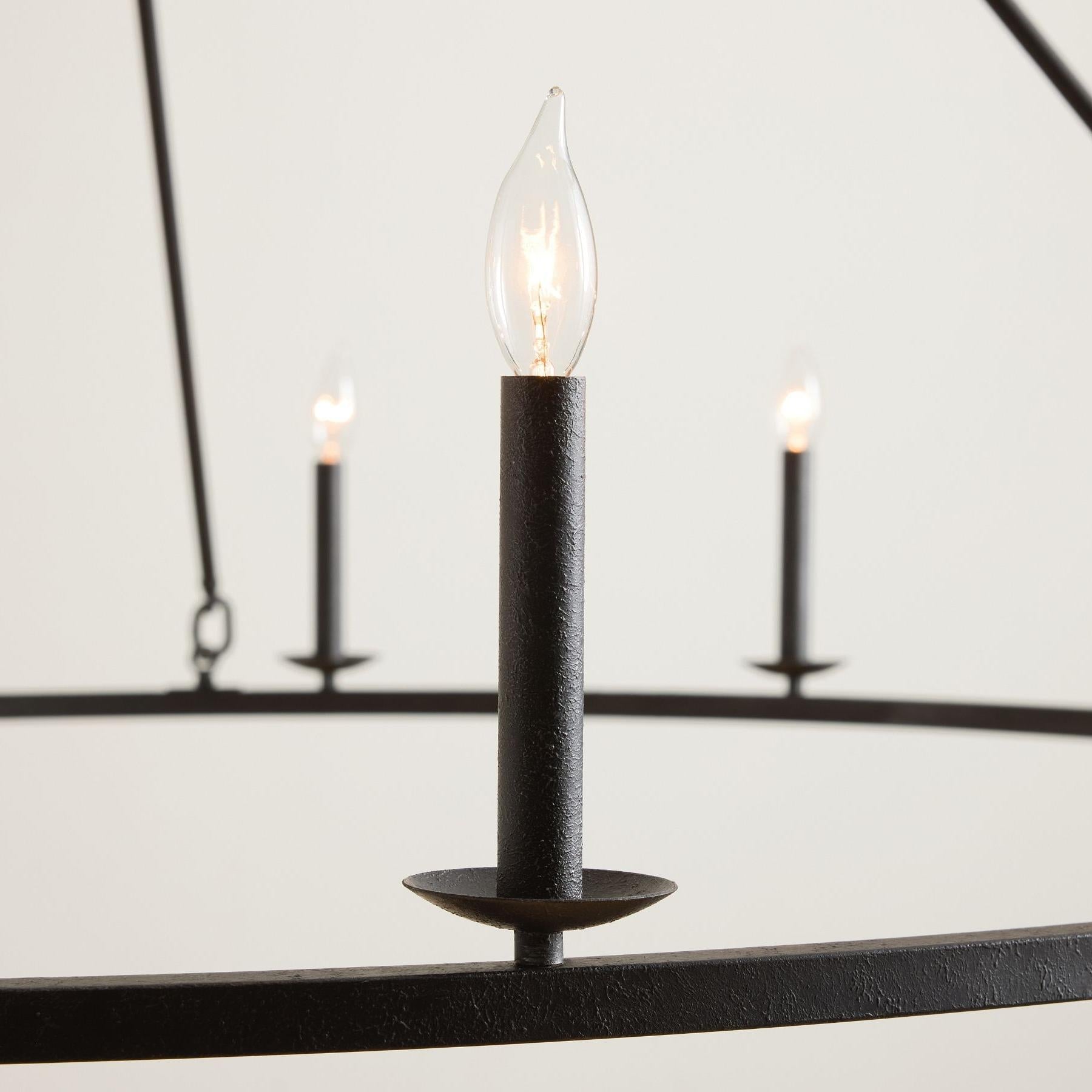 Lodge Chandelier Metal