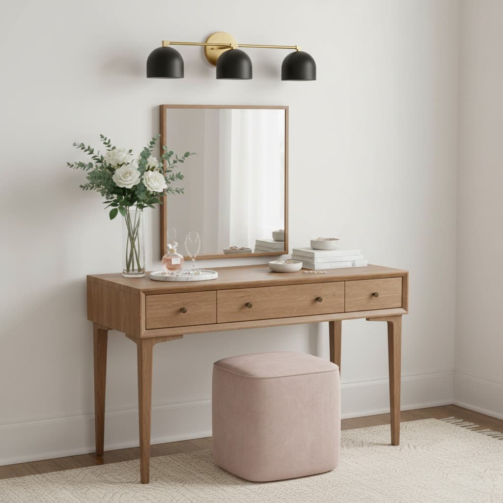 Chroma Dome Brass Wall Sconce Modern Bathroom