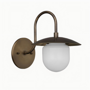 Disc Metal Arched Wall Sconce