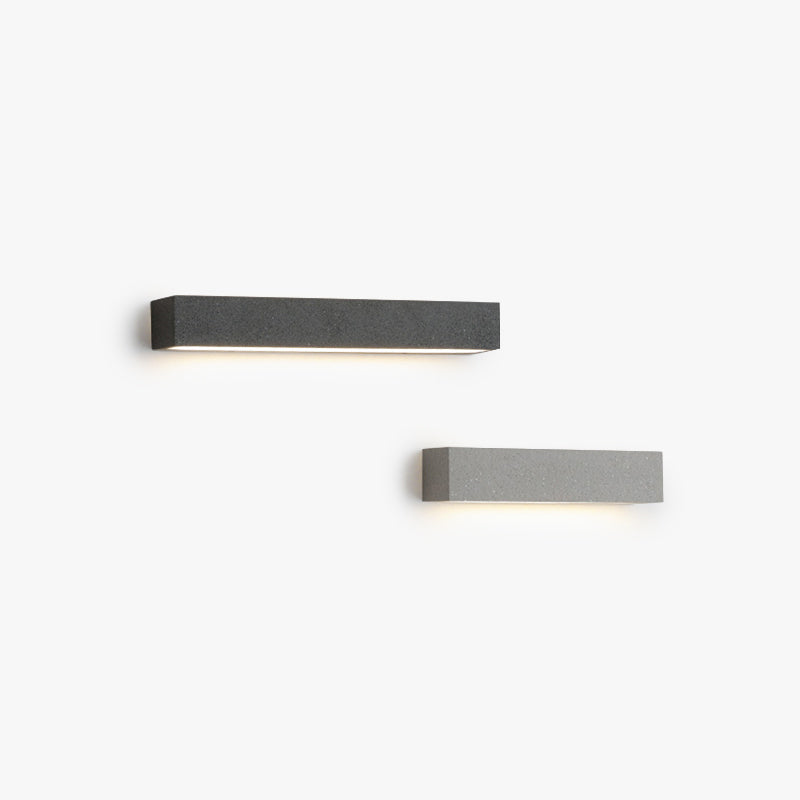 Fyra LED Outdoor Wall Lamp, Black & White - Lamp Copper