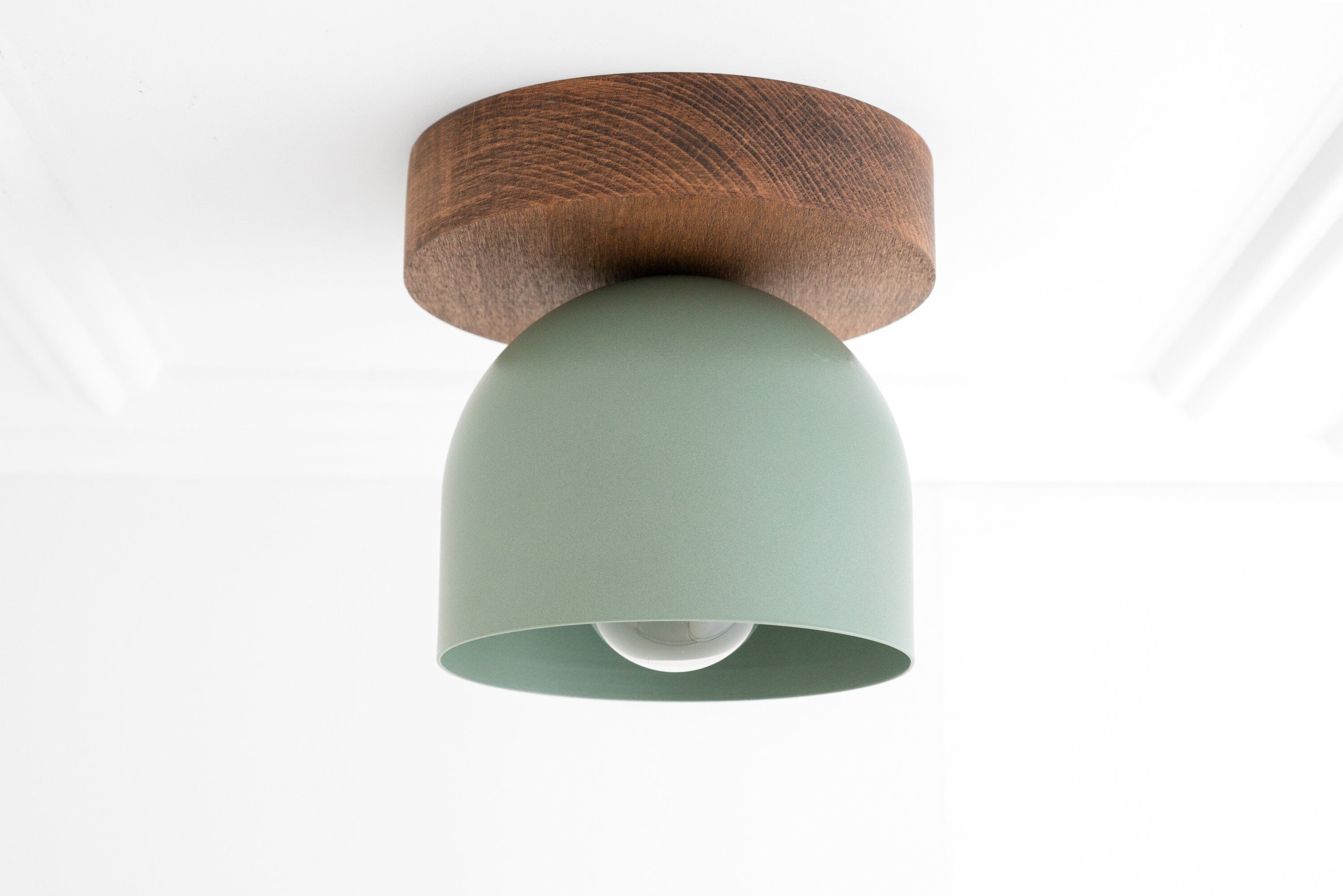 Chroma Ceiling Light Wood Metal Fixture