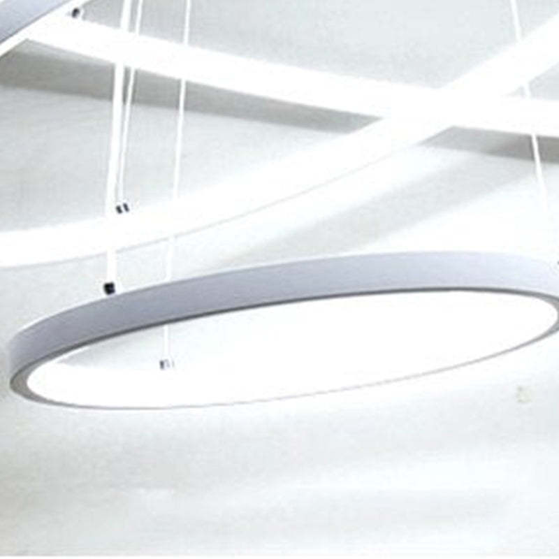 Aluna Pendant Light, Inner Ring Illuminated, White/Black/Gold - Lamp Copper