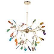 Arisha Flower Branch Semi-flush Mount Ceiling Light, 4 Colour - Lamp Copper