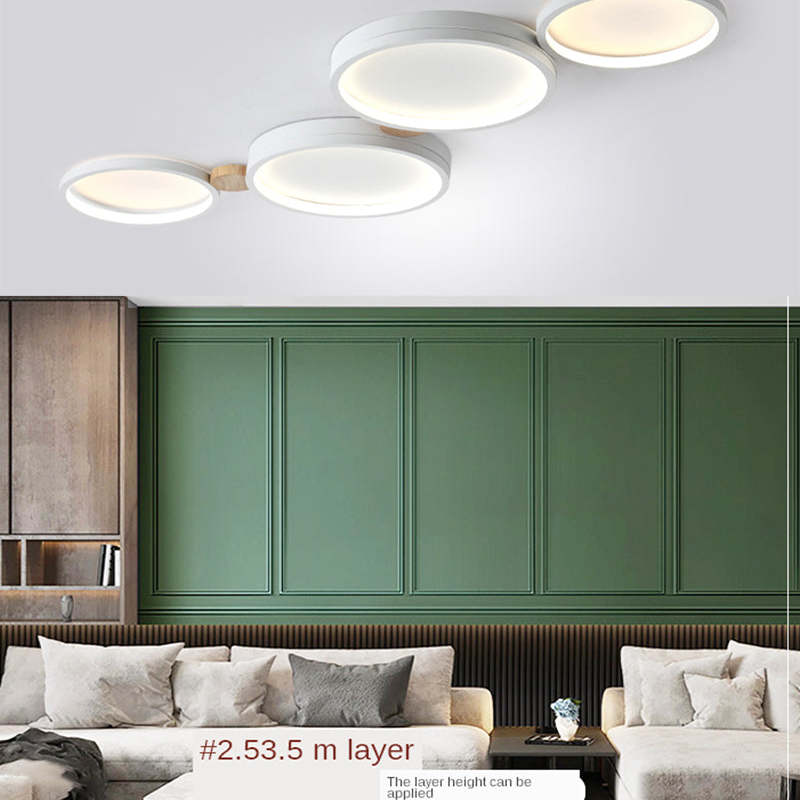 Arisha Round Flush Mount Ceiling Light 3 Colour 3/4/5/6/7 Heads - Lamp Copper