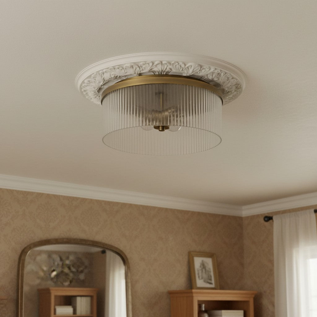 Haze Ceiling Light Glass&Metal