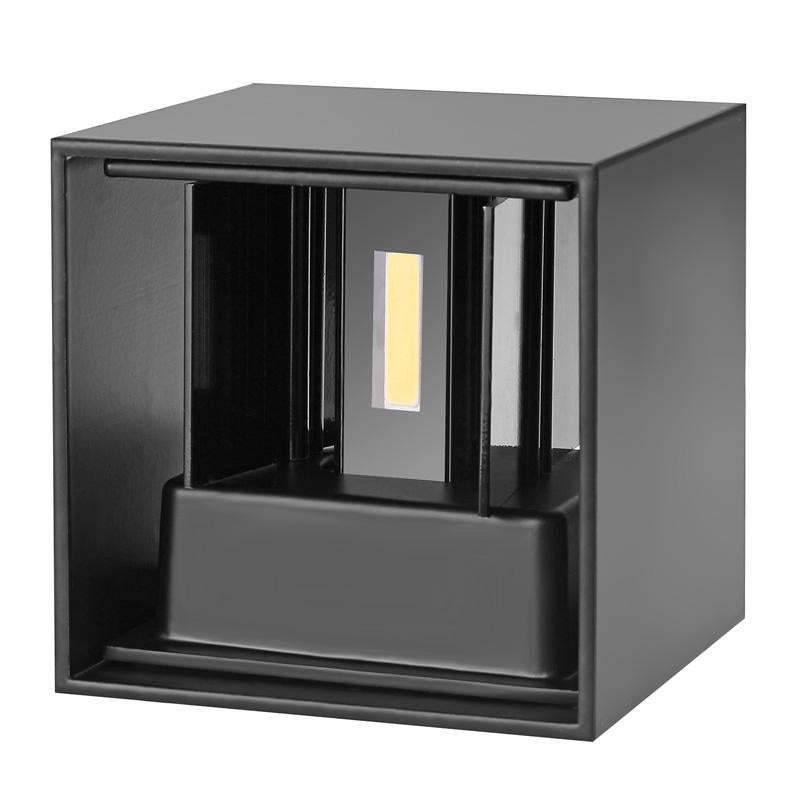 Nexu Modern Adjustable Square Outdoor Wall Lamp LED - Lamp Copper