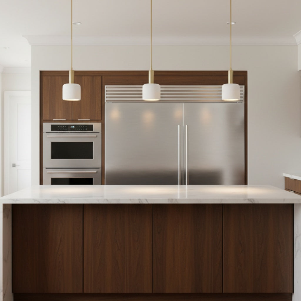 Kiln Single Pendant Lights for Kitchen Porcelain