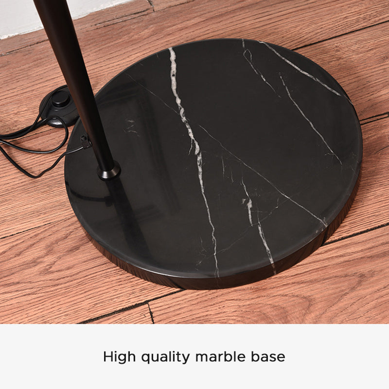 Avi Modrn Fishing Rod Metal Floor Lamp, Black - Lamp Copper