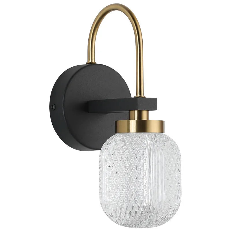Ardo Modern Metal/Acrylic Wall Lamp, 2 Style - Lamp Copper