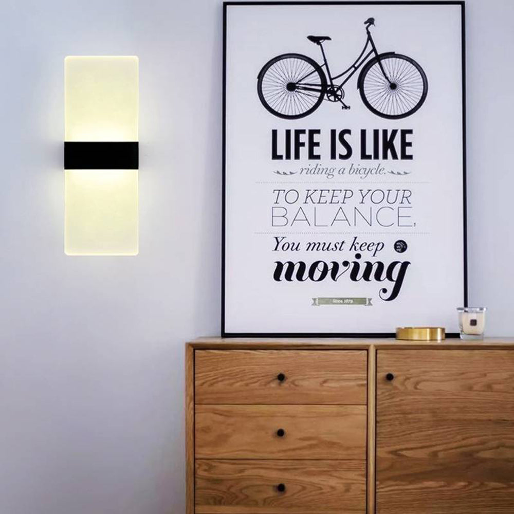 Arisha Rectangular Wall Lamp, 3 Colour - Lamp Copper