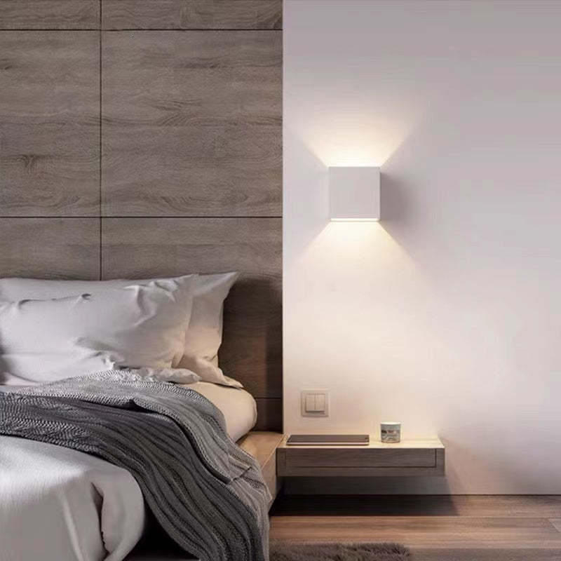 Nexu Modern Adjustable Square Outdoor Wall Lamp LED - Lamp Copper