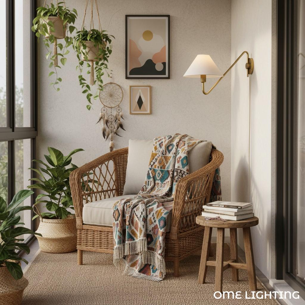 Vector Wall Lamp Brass&Fabric Plug-in