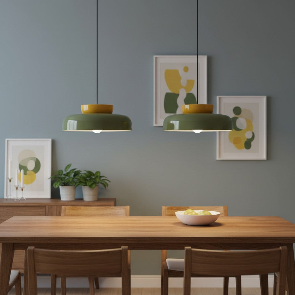 Hues Ceramic Bowl  Pendant Light