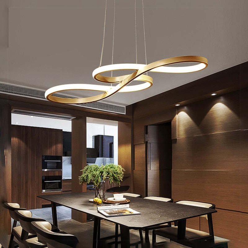 Durell Musical Note Pendant Light, Black & Gold - Lamp Copper