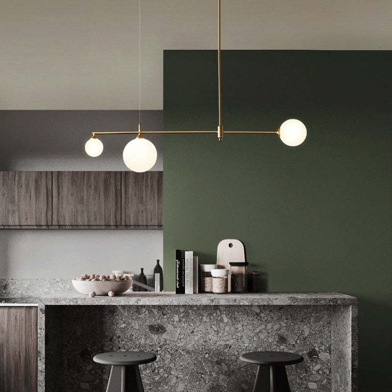Valentina Modern Golden Bubble Copper Pendant Light - Lamp Copper