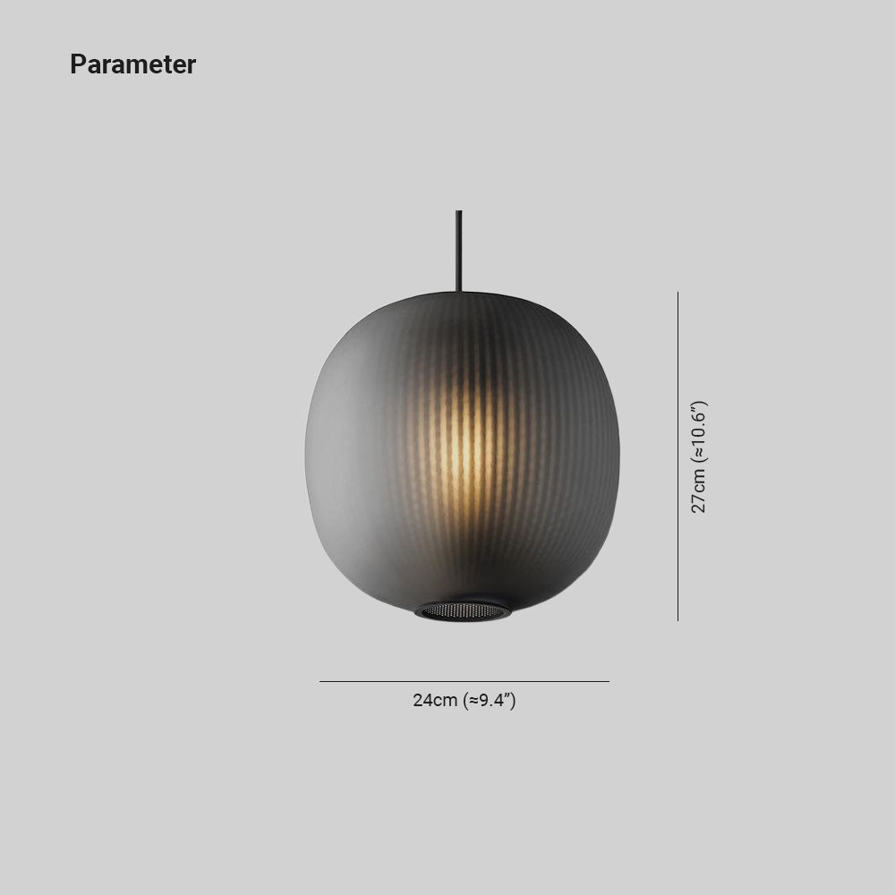 Valentina Frosted Glass Cylinder Pendant Light, Sandy White/Grey, Metal/Glass - Lamp Copper