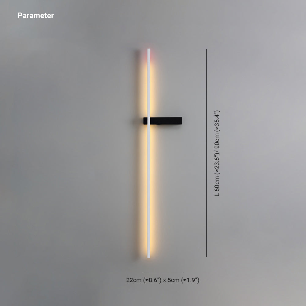 Arisha Minimalist Linear Wall Lamp Multi-Color Linear - Lamp Copper
