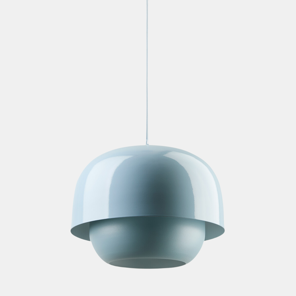 Orbit Sleek Dual-Layer Metal Pendant Lamp – Elegant Ambient Lighting for Dining Rooms