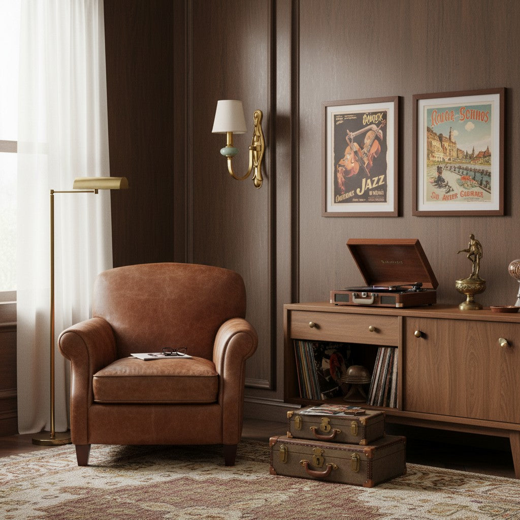 Lodge Wall Lamp Ceramic&Fabric&Metal