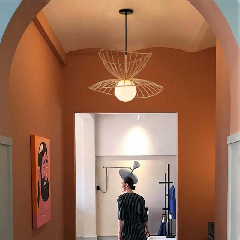 Ritta Pendant Light Modern, Metal, Gold/Black, Kitchen Island - Lamp Copper