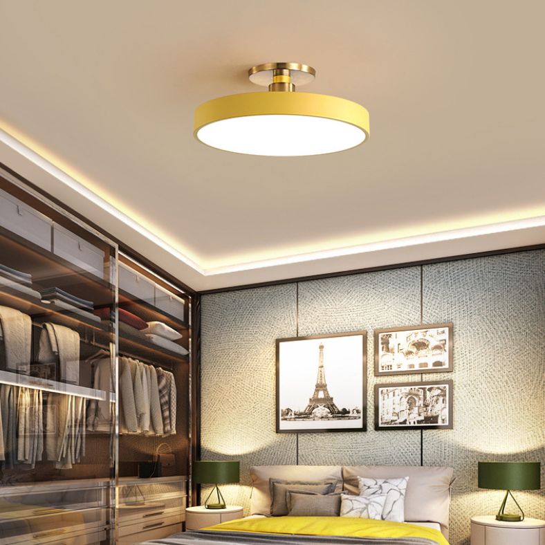 Loma Flush Mount Ceiling Light - Lamp Copper