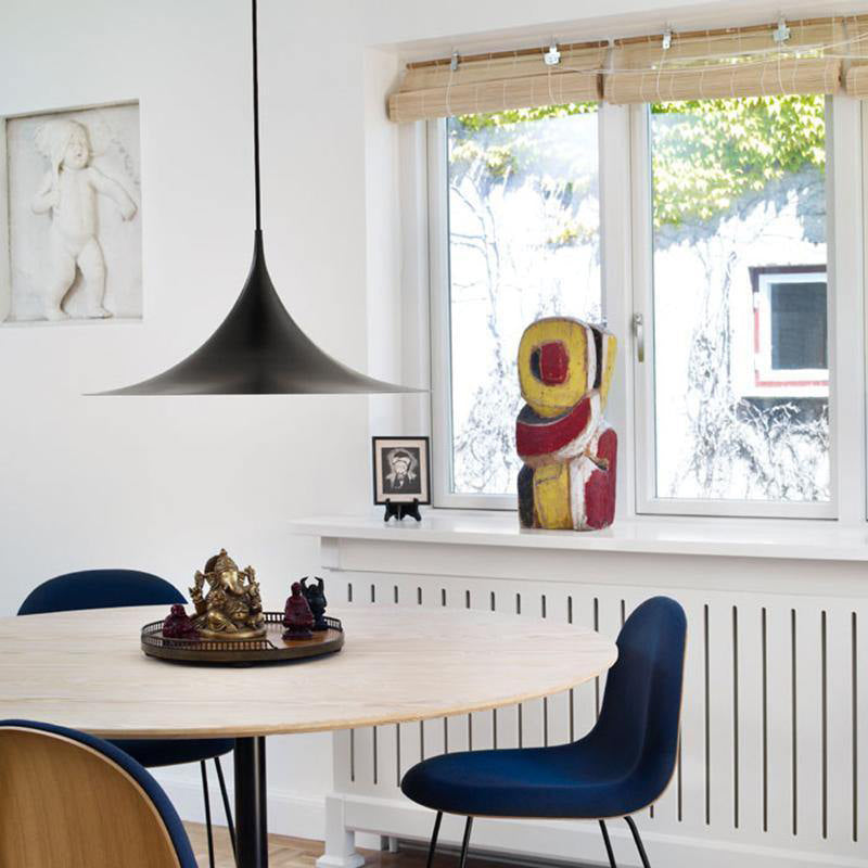 Arisha Minimalist Pendant Light, Hat - Lamp Copper