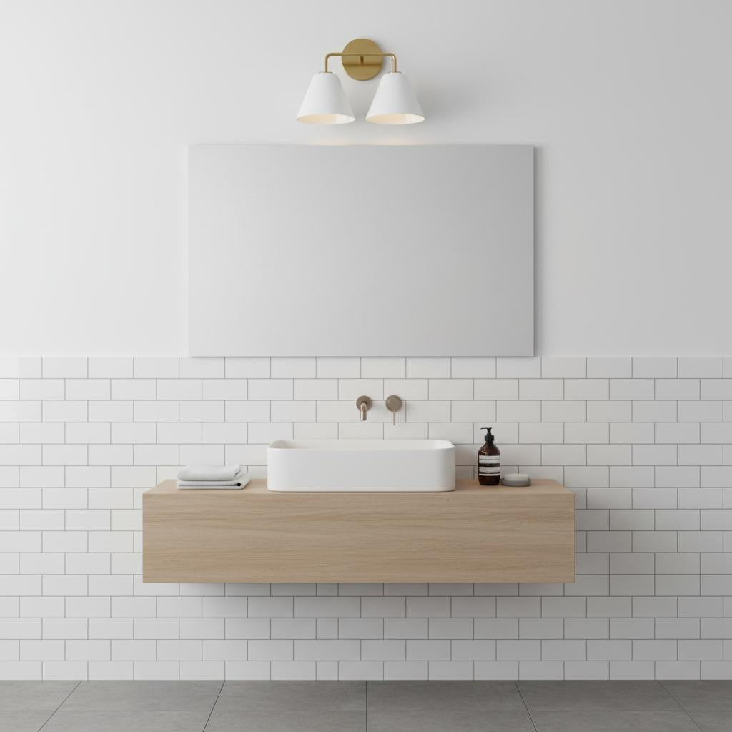 Cone Wall Sconce Milk Glass Living Room
