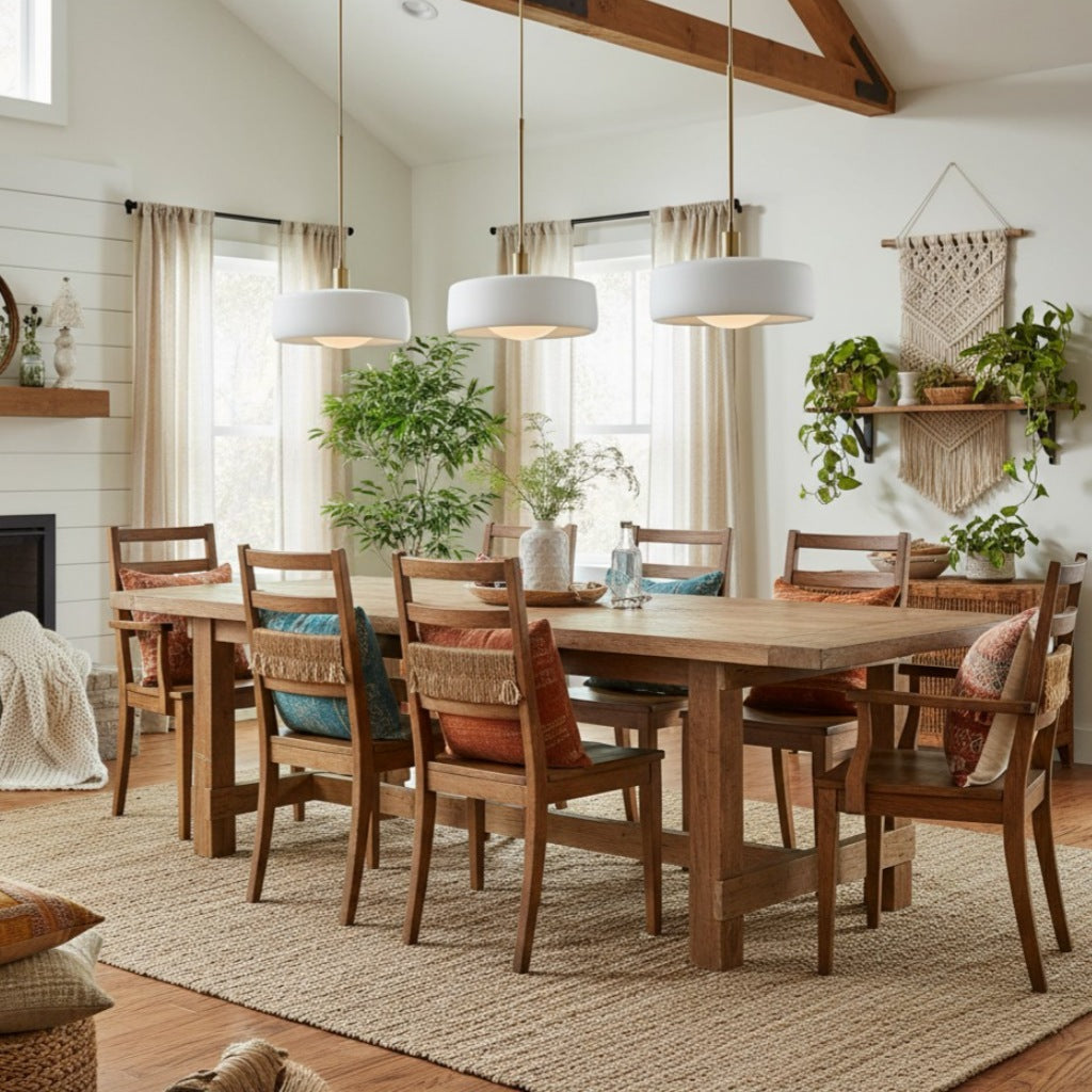 Kiln Single Pendant Lights for Kitchen Porcelain