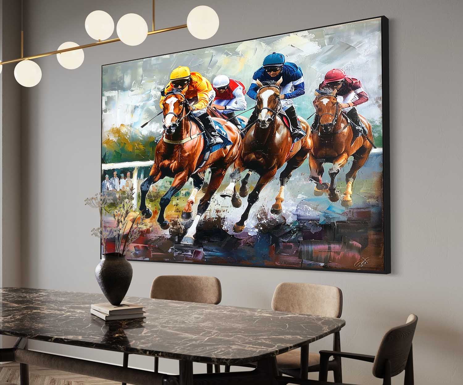 Contemporary Horse Art HA021 - Lamp Copper